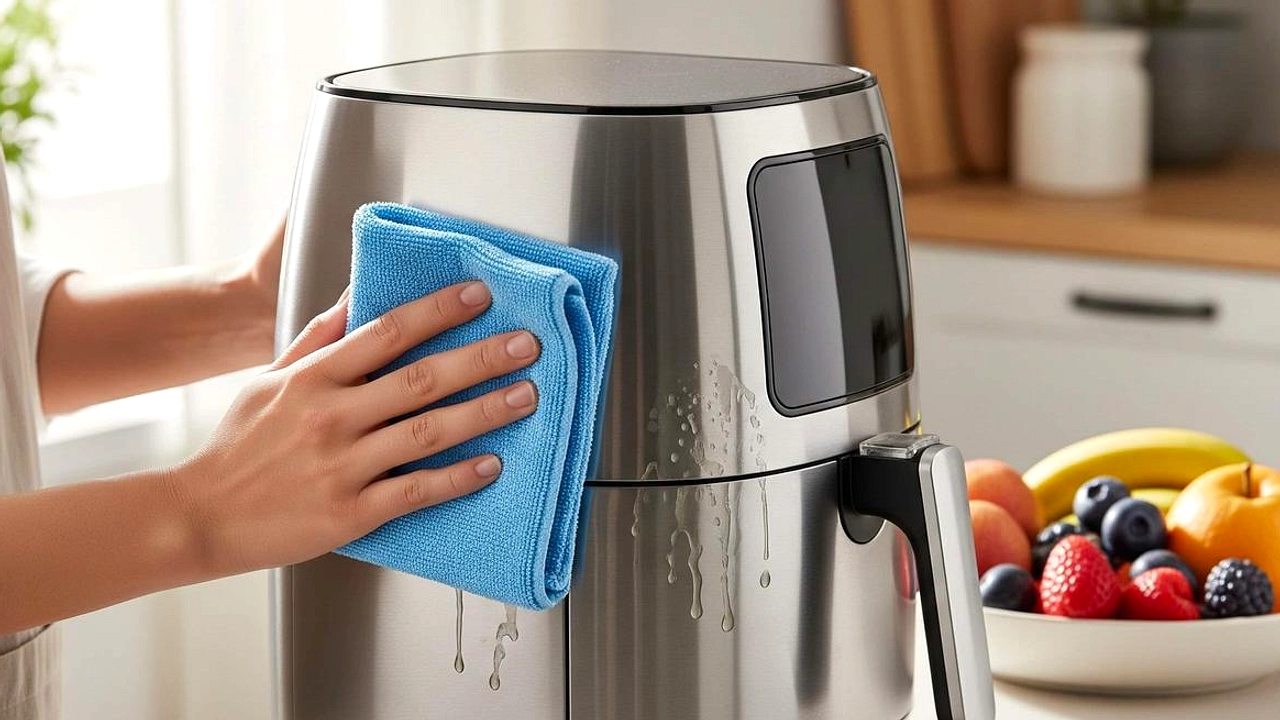 3 Cara Bersihkan Air Fryer Pakai Bahan Dapur