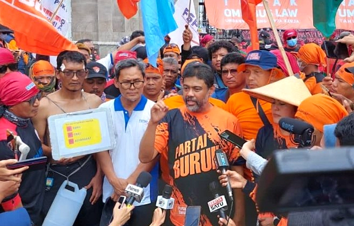 50 Ribu Buruh Akan Demo ke Istana Kamis Besok
