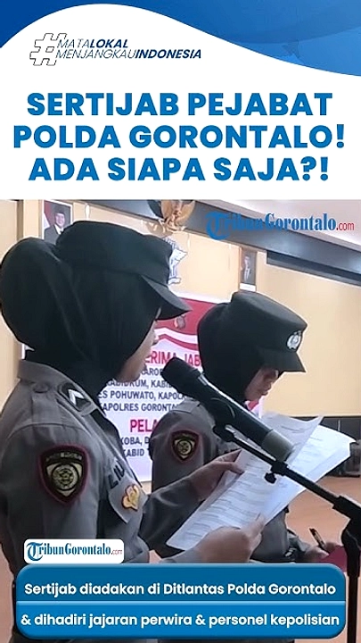 6 Pejabat Polda Gorontalo dan 2 Kapolres Baru Dilantik