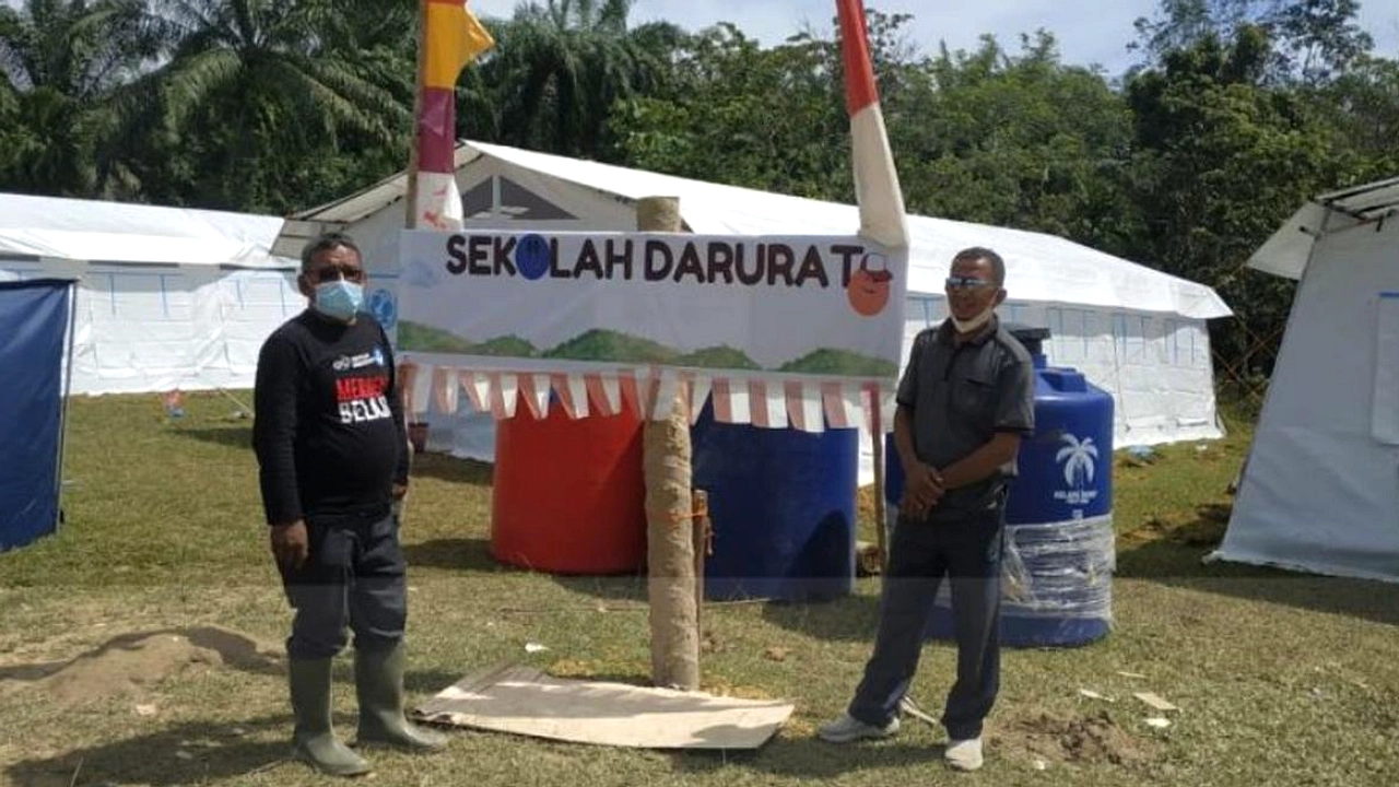Aceh: 52 Sekolah Masih Belajar di Tenda Setelah Banjir
