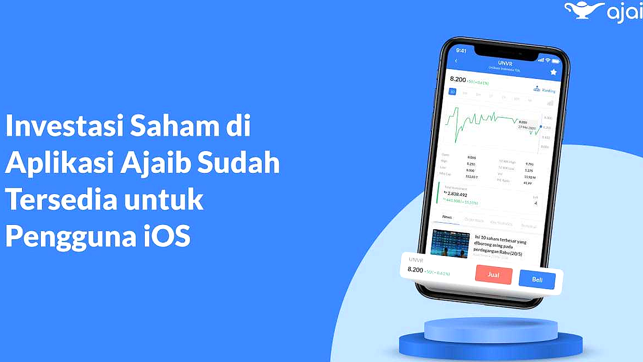 Ajaib Buka Akses 600 Saham AS untuk Investor Ritel