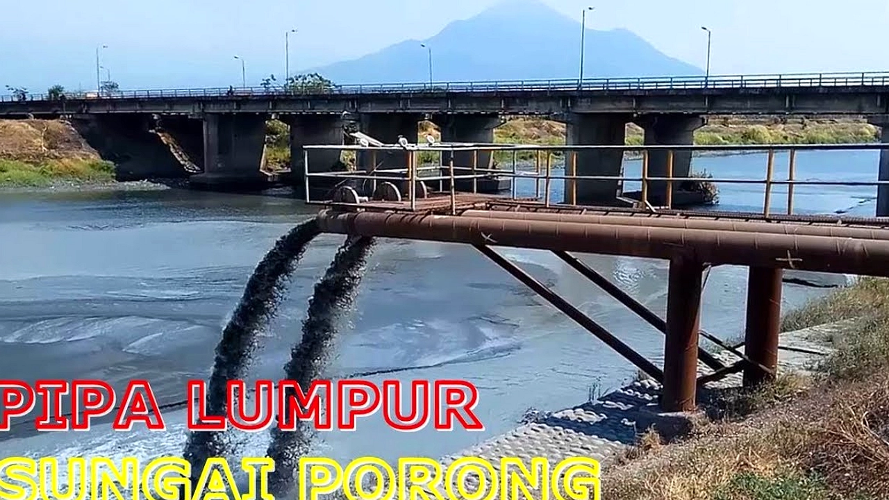 Aliran lumpur ke Sungai Porong berjalan aktivitas turun