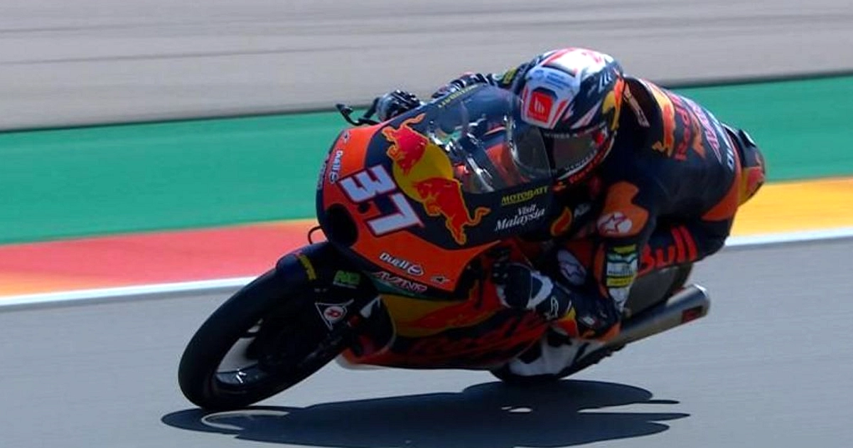 Alvaro Carpe kecepatan tertinggi di FP3 Moto3 Le Mans