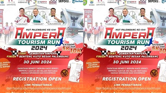 Ampera Tourism Run 2026: Lari Rayakan Kota Palembang
