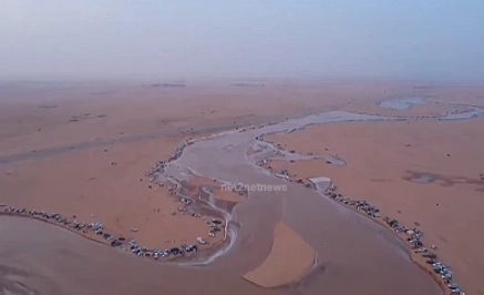 Arab Saudi Bangun Danau Besar di Gurun Tabuk, Rp80 Triliun