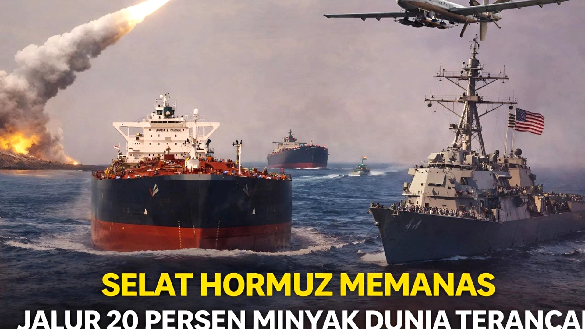 AS Cabut Izin Ekspor Minyak Iran, Buntut Serangan Kapal di Selat Hormuz