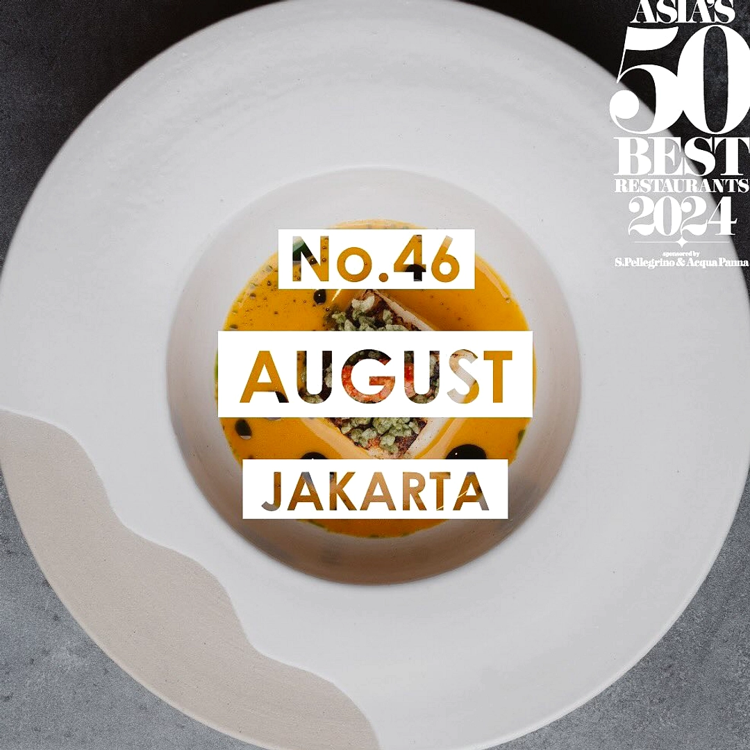 August Restaurant Jakarta Masuk Asia's 50 Best 2026, Pos 42