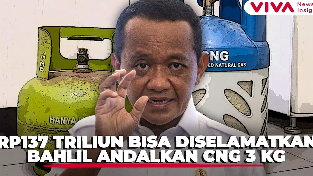 Bahlil: Harga CNG 30-40% Lebih Murah dari LPG 3 Kg
