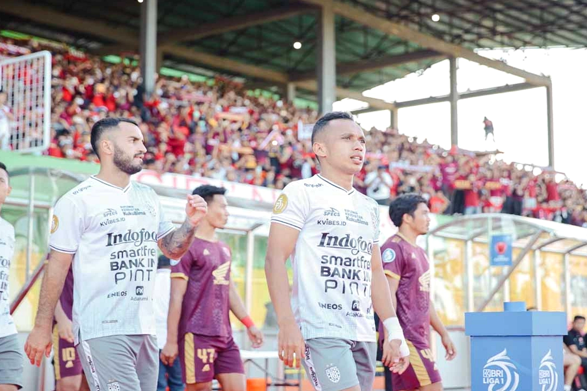 Bali United Menang 2-0 PSM, Gol Diego & Irfan di Kapten I Dipta