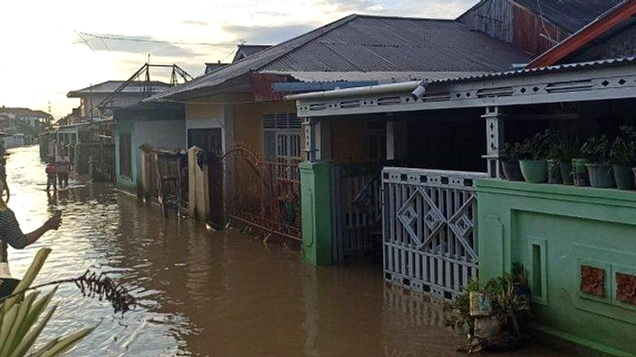 Banjir Lubuklinggau Merendam 31 Rumah di Muara Enim