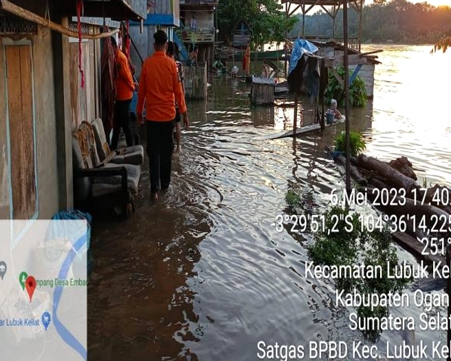Banjir Meluas di Ogan Komering Ulu, 347 Rumah Terdampak