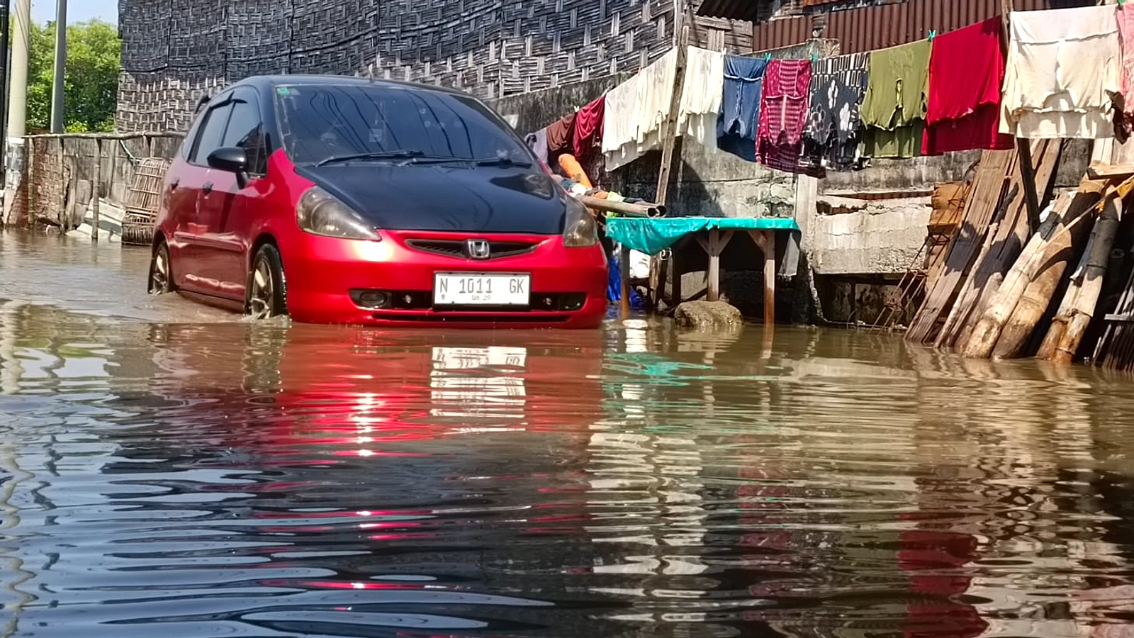 Banjir Rob: Warga Sidoarjo Jual Jasa Cabut Duri Bandeng