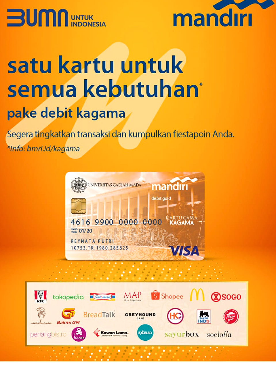 Bank Mandiri Bagikan 280 Paket di HUT ke-28