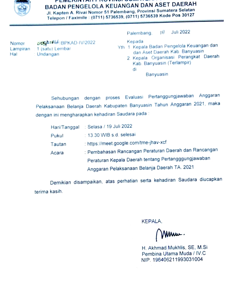 Banyuasin Terapkan Work From Home untuk ASN, Sanksi TPP