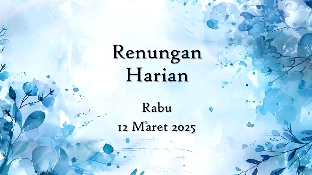 Bapa Tahu Kebutuhan Kita, Berhentilah Khawatir