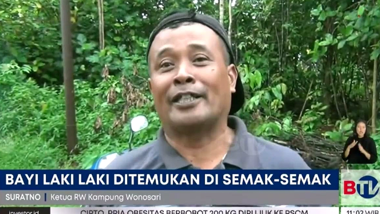 Bayi Ditemukan Telantar di Sungai Cibinong, Cibogo