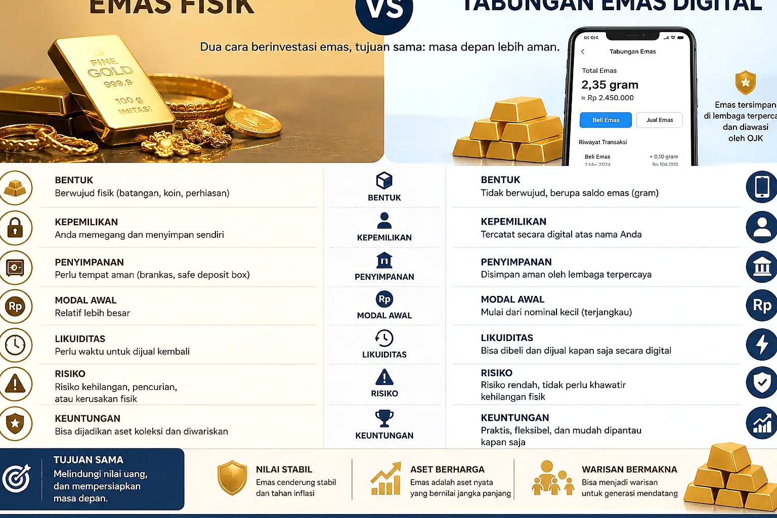 BCA Luncurkan Tabungan Emas Digital di myBCA, Investasi Kian Praktis