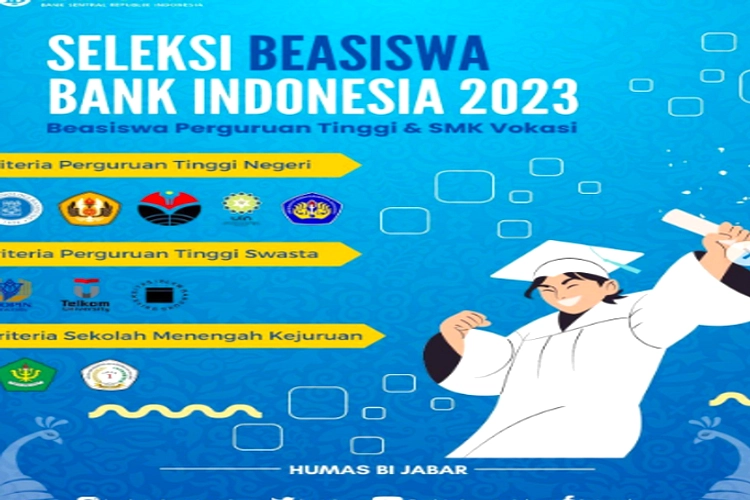 Beasiswa Penuh Bank Indonesia untuk Mahasiswa Berprestasi