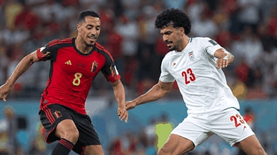 Belgia vs Iran Imbang 0-0 di Babak Pertama, Gol Taremi Dianulir