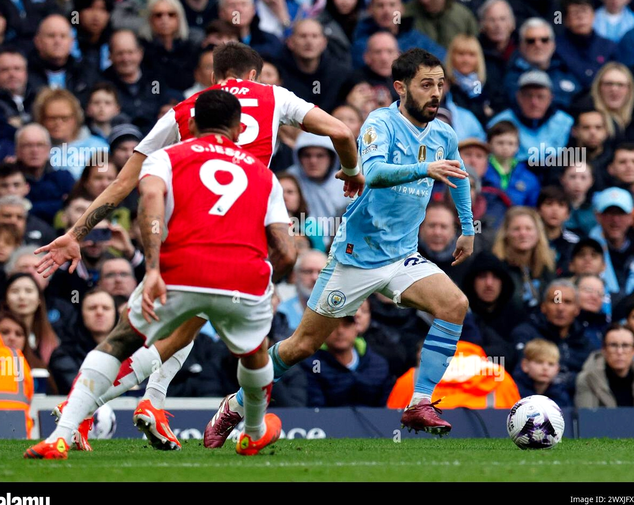 Bernardo Silva Tampil Penahan Utama, City Kalahkan Arsenal 2-1