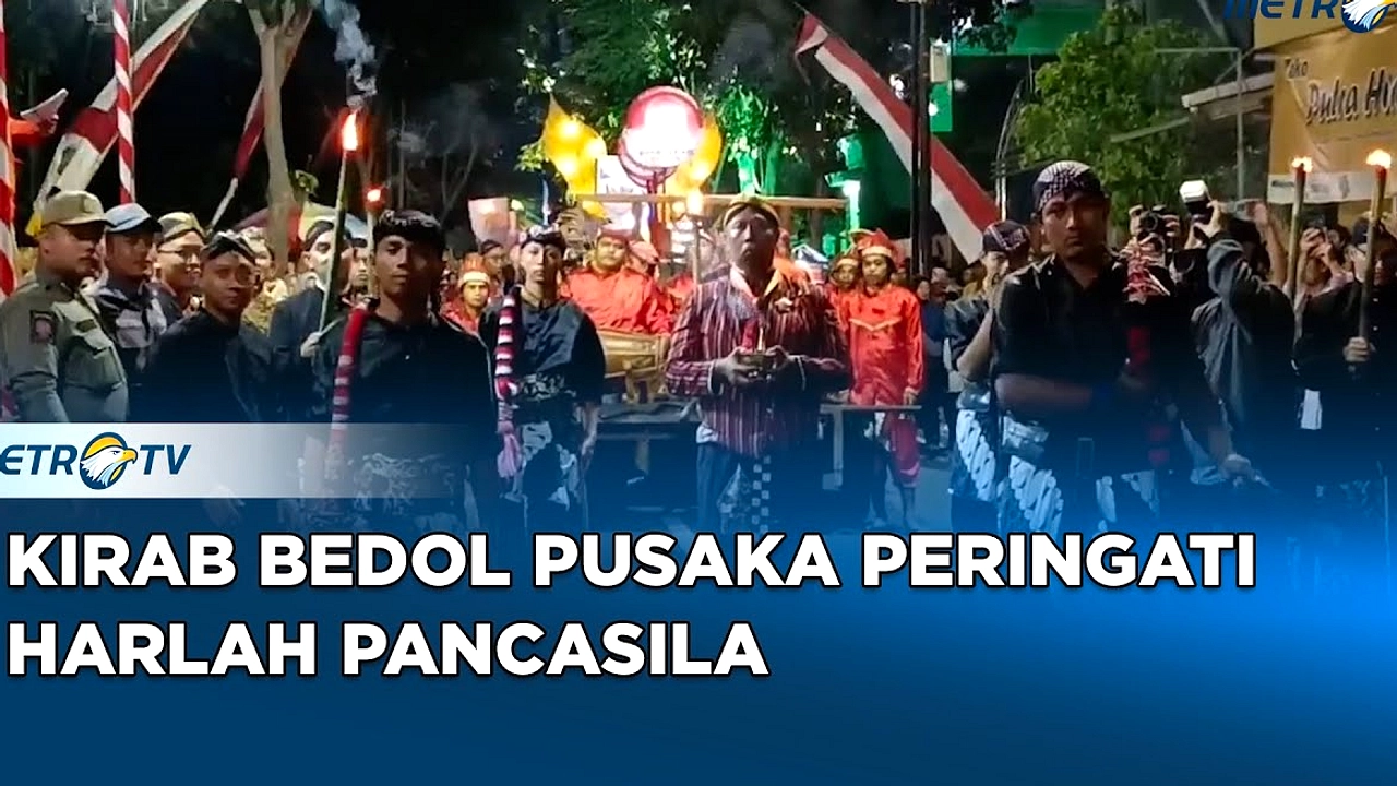 Blitar Rayakan Hari Lahir Pancasila Kirab Bedol Pusaka
