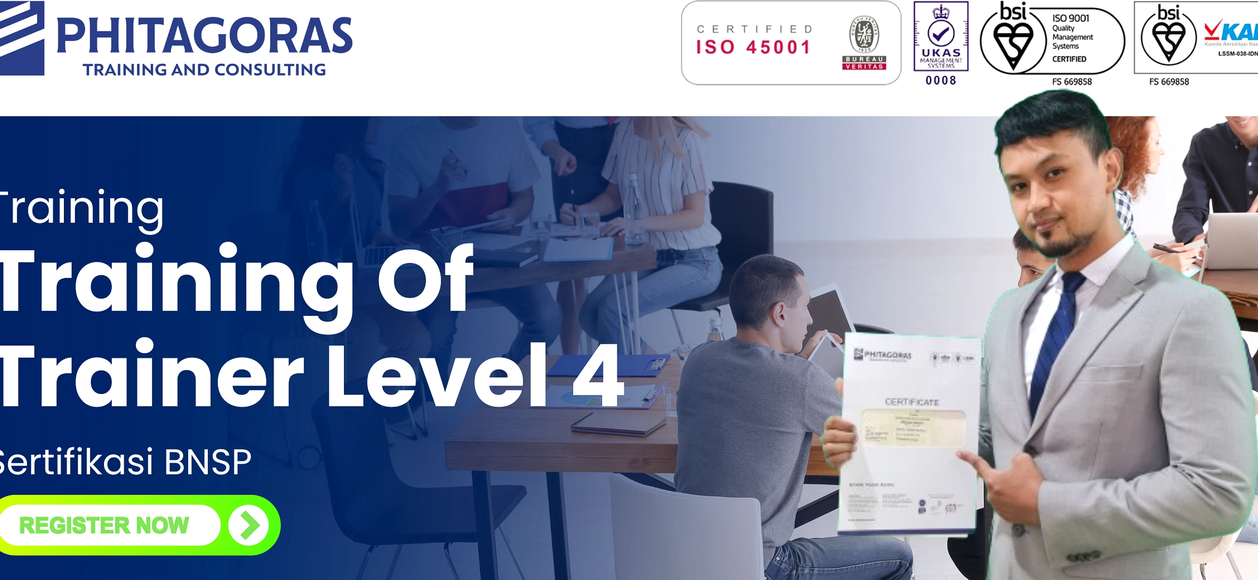 BNSP Level 4: Pelatihan Trainer Online 13-14 Juni Indonesia
