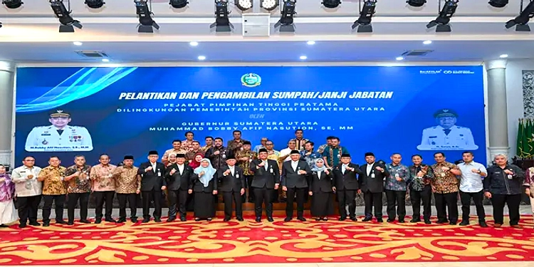 Bobby Nasution Rotasi 8 Pejabat Eselon II Sumut
