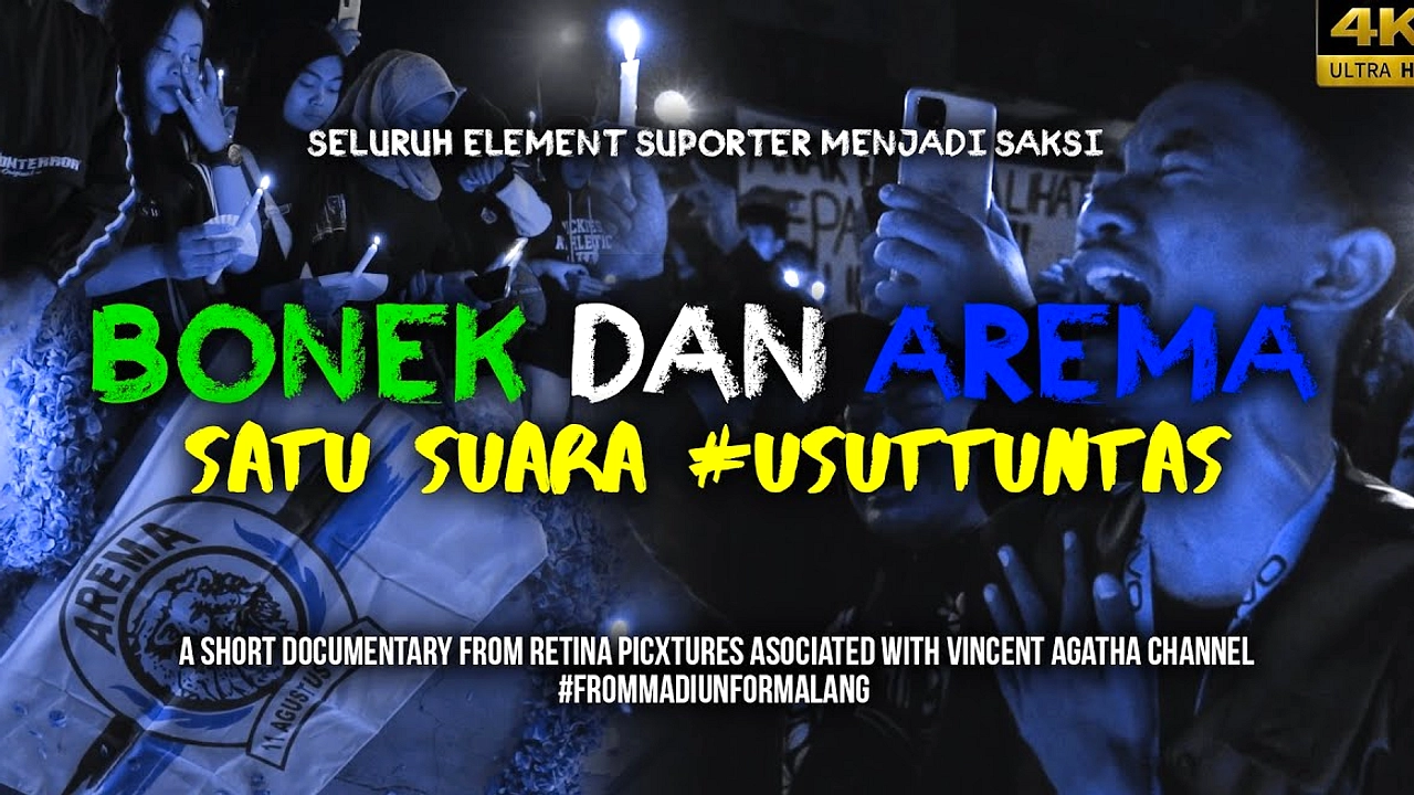 Bonek Madiun Sambut Jenazah Andie Peci