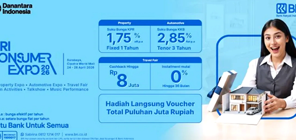 BRI Consumer Expo 2026 Makassar Hadirkan Promo Rumah, Mobil, dan Liburan