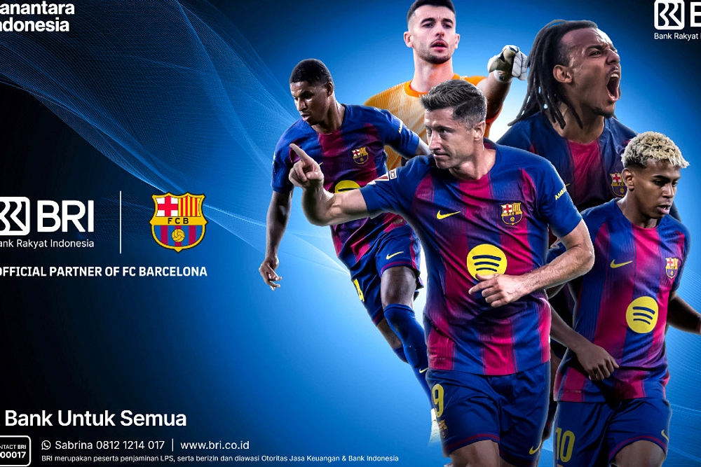 BRI Luncurkan Kartu Debit FC Barcelona, Hadiah ke Camp Nou