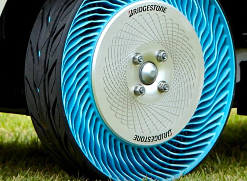 Bridgestone Luncurkan Ban Tanpa Udara untuk Kendaraan Otonom