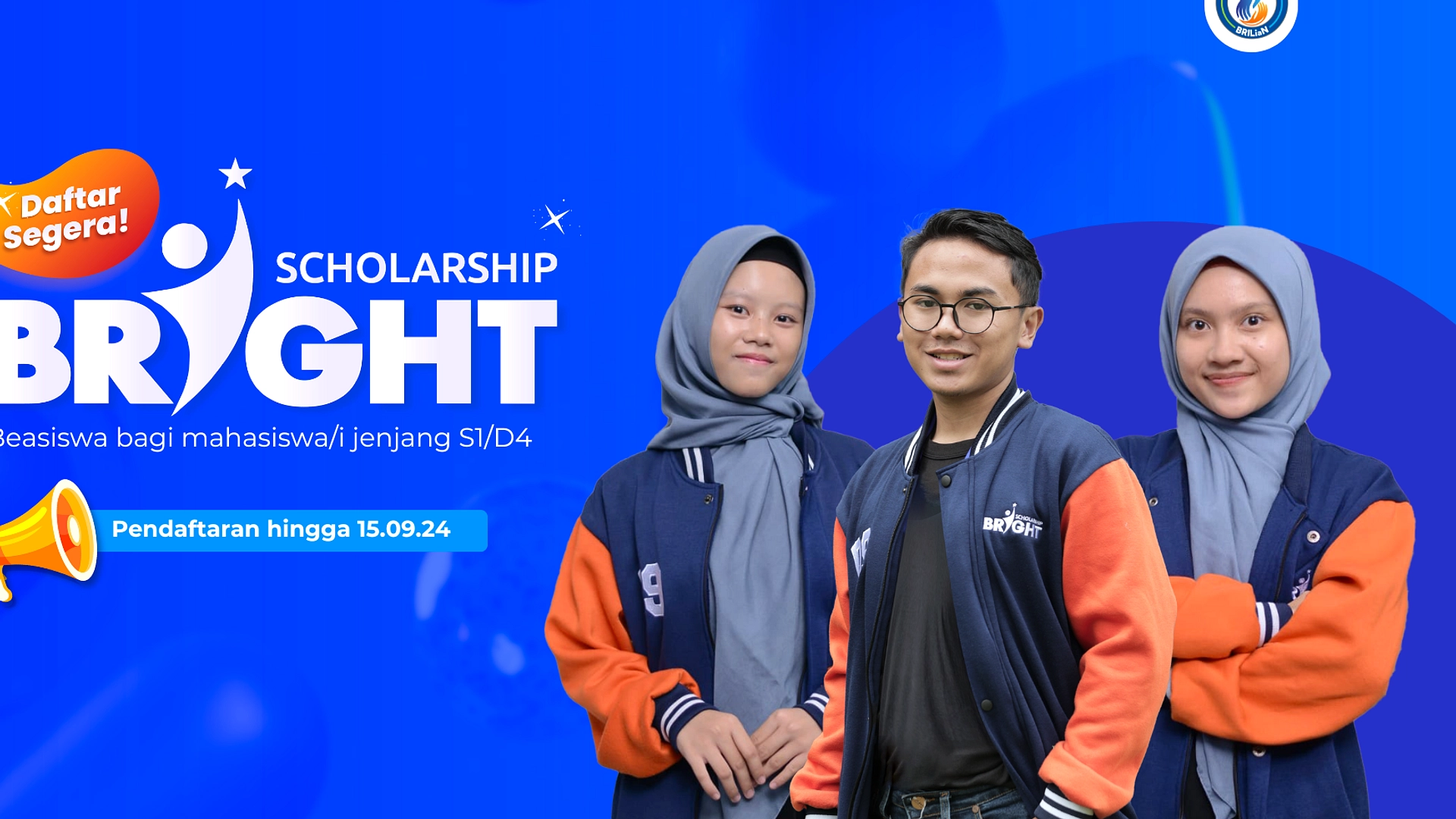 Bright Scholarship 2026 Dibuka, Beasiswa Penuh untuk D4 dan S1