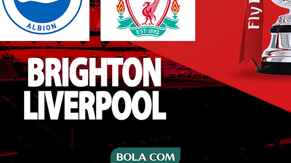 Brighton dan Liverpool Imbang 1-1 di Amex Stadium Sabtu