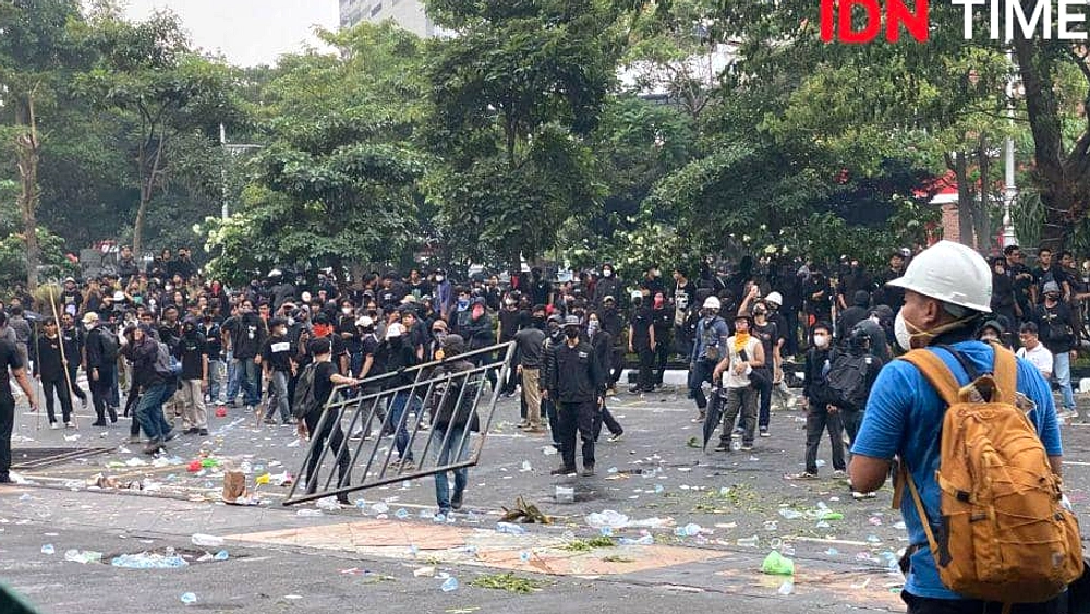 Buruh Jateng Tuntut UU Ketenagakerjaan Baru di DPRD Semarang