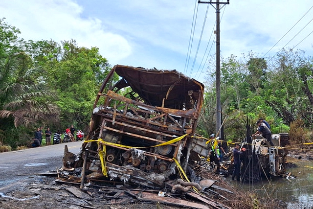 Bus ALS Terbakar, DNA Jadi Kunci Identifikasi Korban