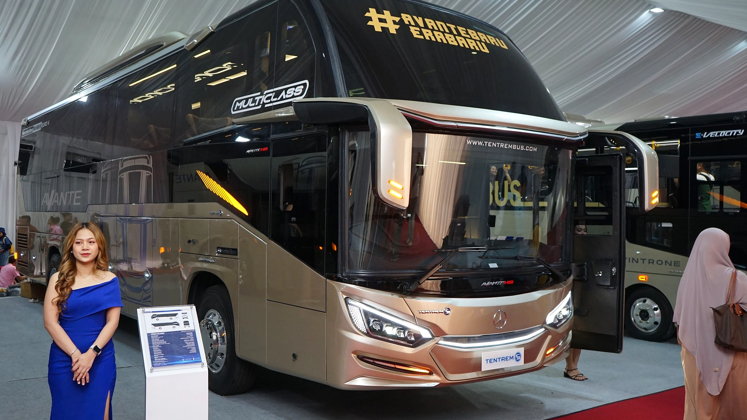 Bus Listrik Tentrem W1 Ramah Difabel Tampil di INAPA 2026