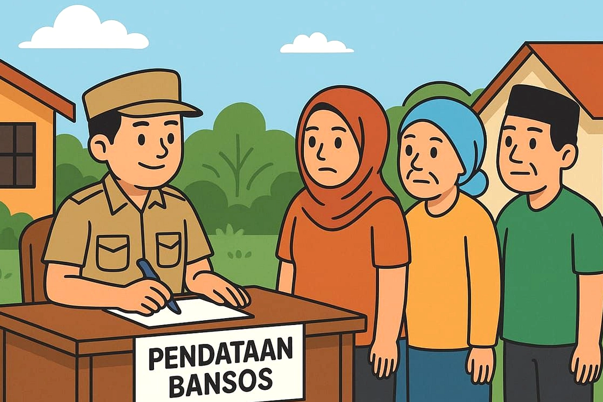 Camat Medan Ditegur, Pendataan Bansos Digital Masih 1,75 Persen