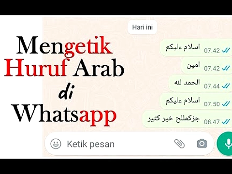 Cara Mudah Ketik Tulisan Arab di WhatsApp