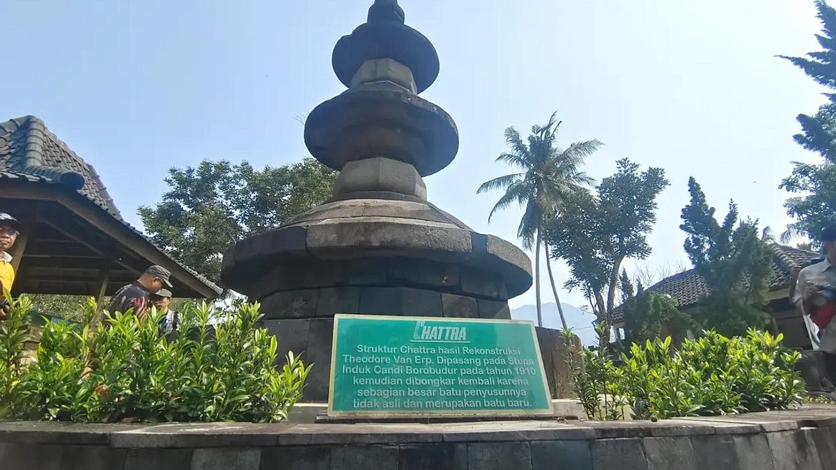 Chattra Borobudur Berbentuk Perunggu, Jadi Warisan Hidup