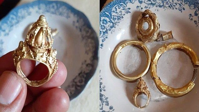 Cincin Emas Romawi 48g Ditemukan di Ladang Somerset