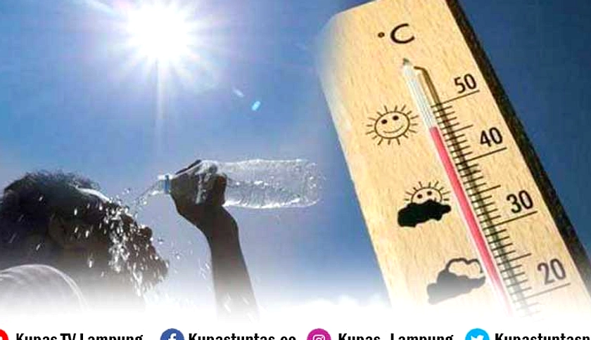 Cuaca Panas Terik di Lampung, BMKG Peringatkan Warga