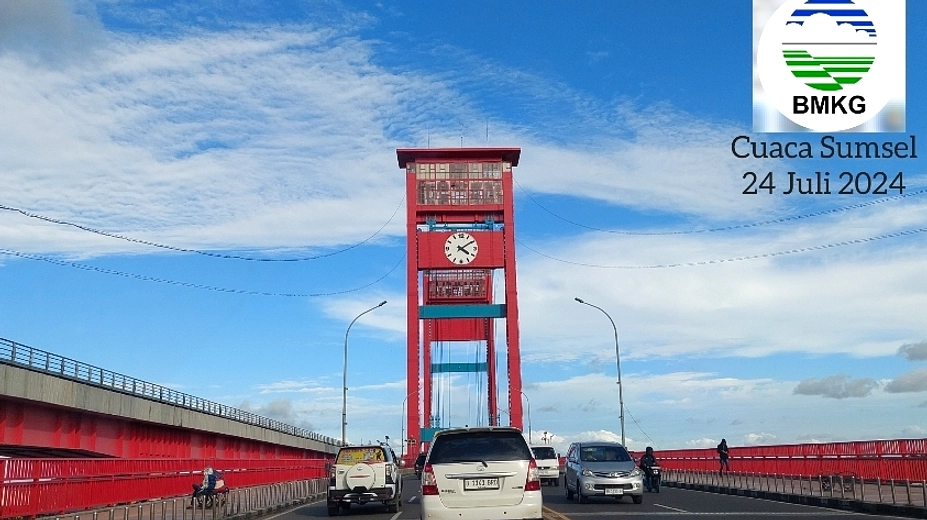 Cuaca Sumsel Cerah, Hujan Ringan Masih Mungkin