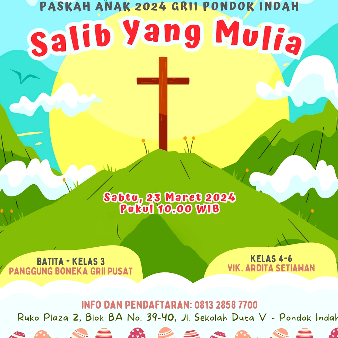 Daftar 23 Lagu Paskah Sekolah Minggu Lengkap Liriknya