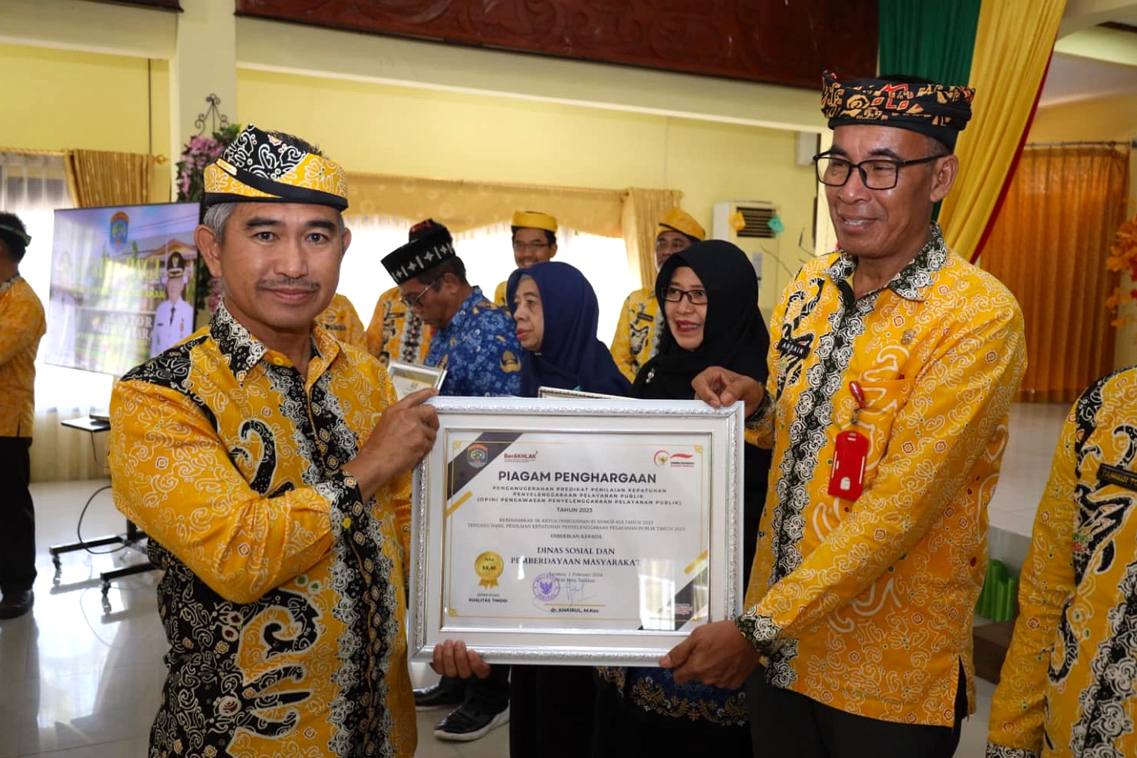 Dinas Sosial Badung Raih Nilai Tertinggi Ombudsman 2025