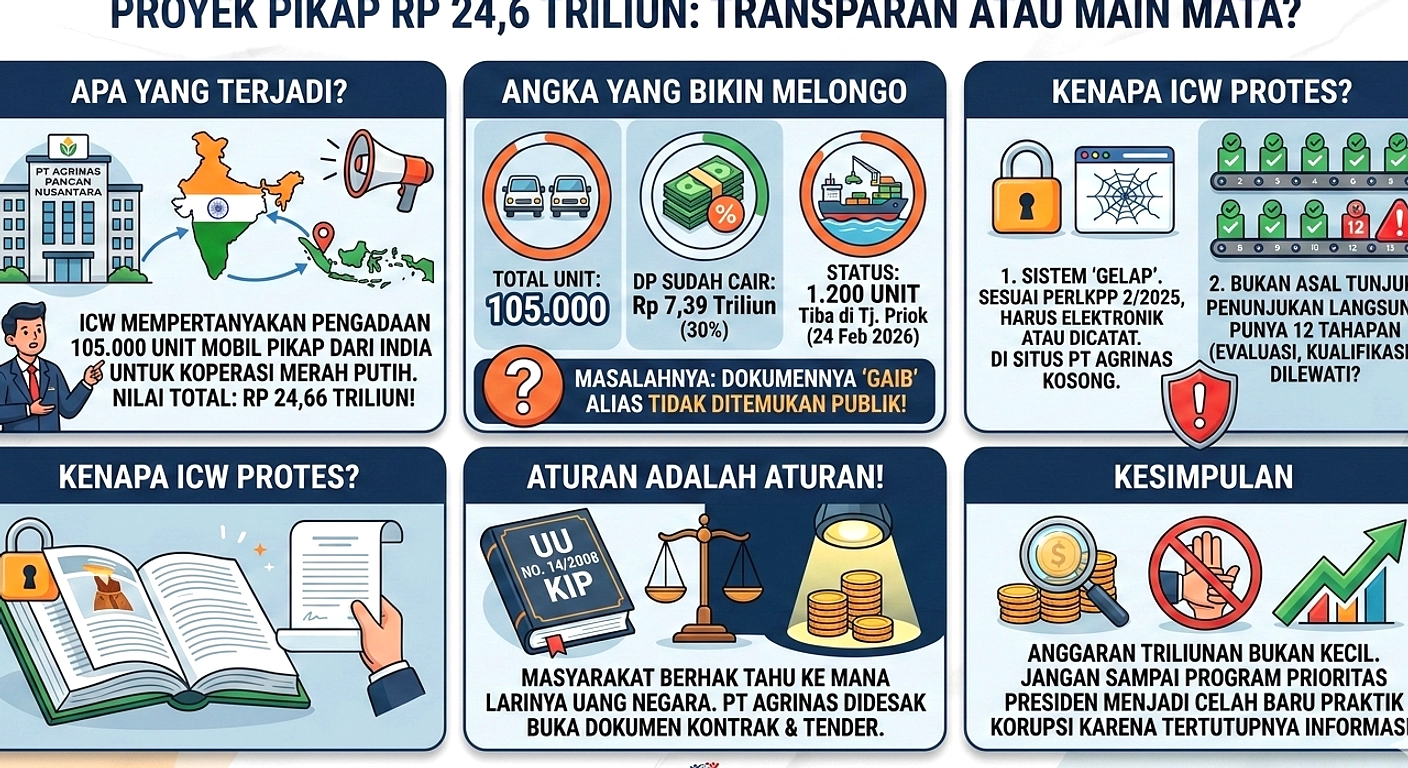 Direktur Agrinas Bantah Isu Kipas Angin Rp 1,8 Triliun