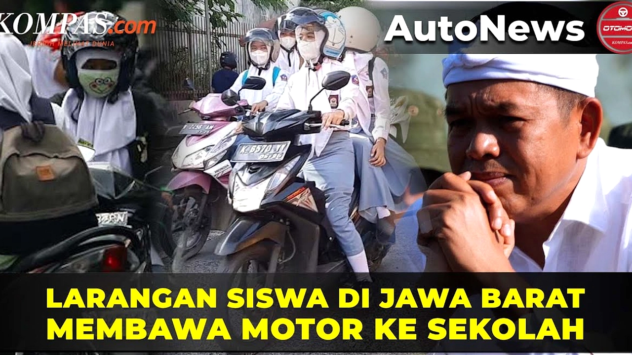 Disdik Jabar Larang Siswa Bawa Motor dan Merokok di Sekolah