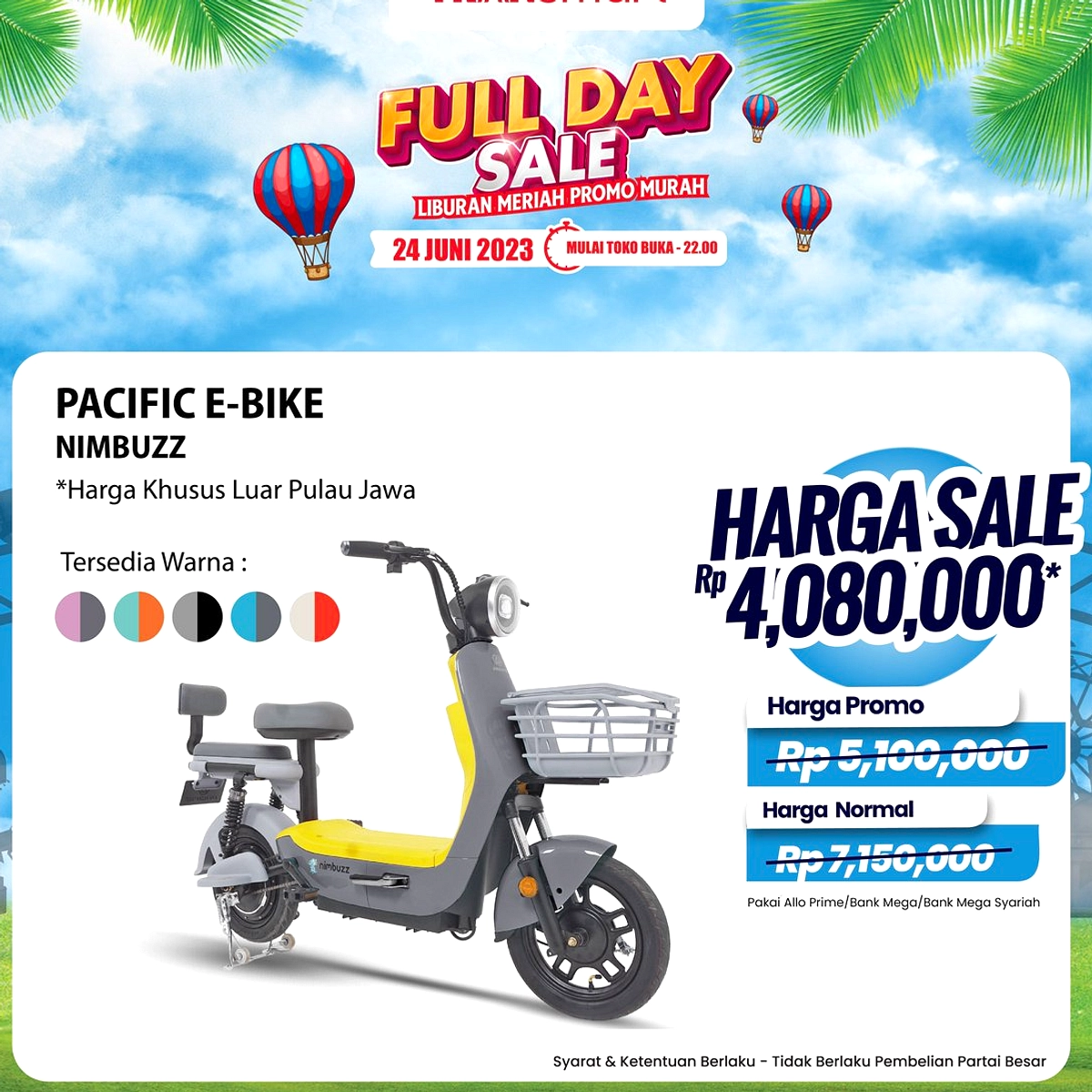 Diskon Sepeda Transmart Capai 60%+20% Hari Ini