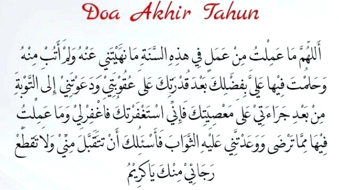 Doa Akhir Tahun: Tradisi Sederhana Menutup Tahun Hijriah
