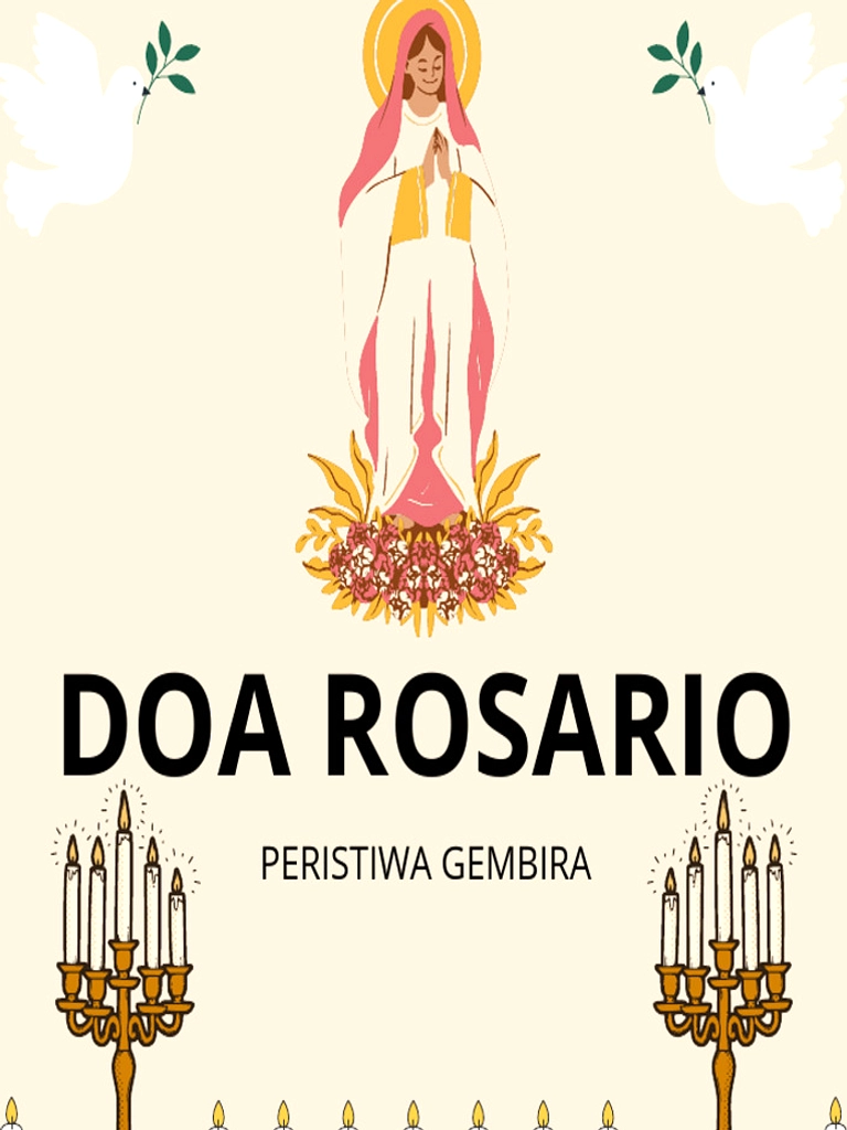 Doa Rosario 06 Mei 2026: Rangkaian Peristiwa Gembira