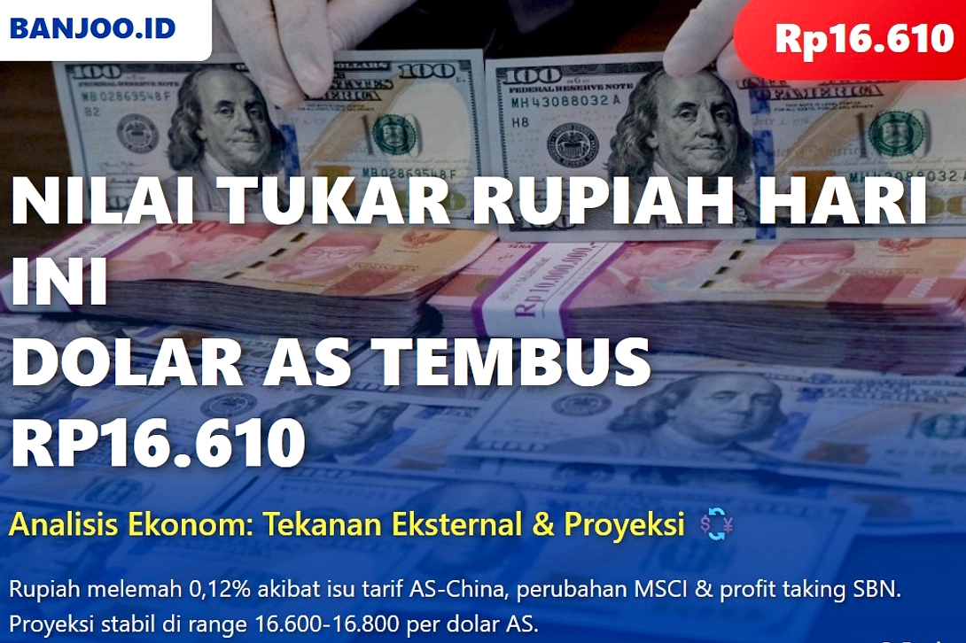 Dolar AS Menguat Tipis ke Rp 17.868